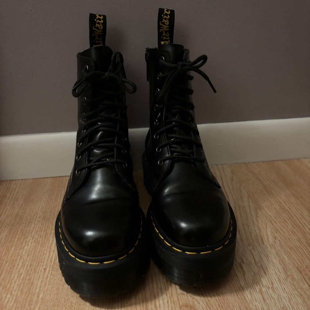 Jadon Boot Smooth Leather Platforms